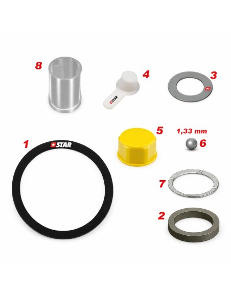 KIT DE REPARACIÓN COMPLETO C/RAIL INY